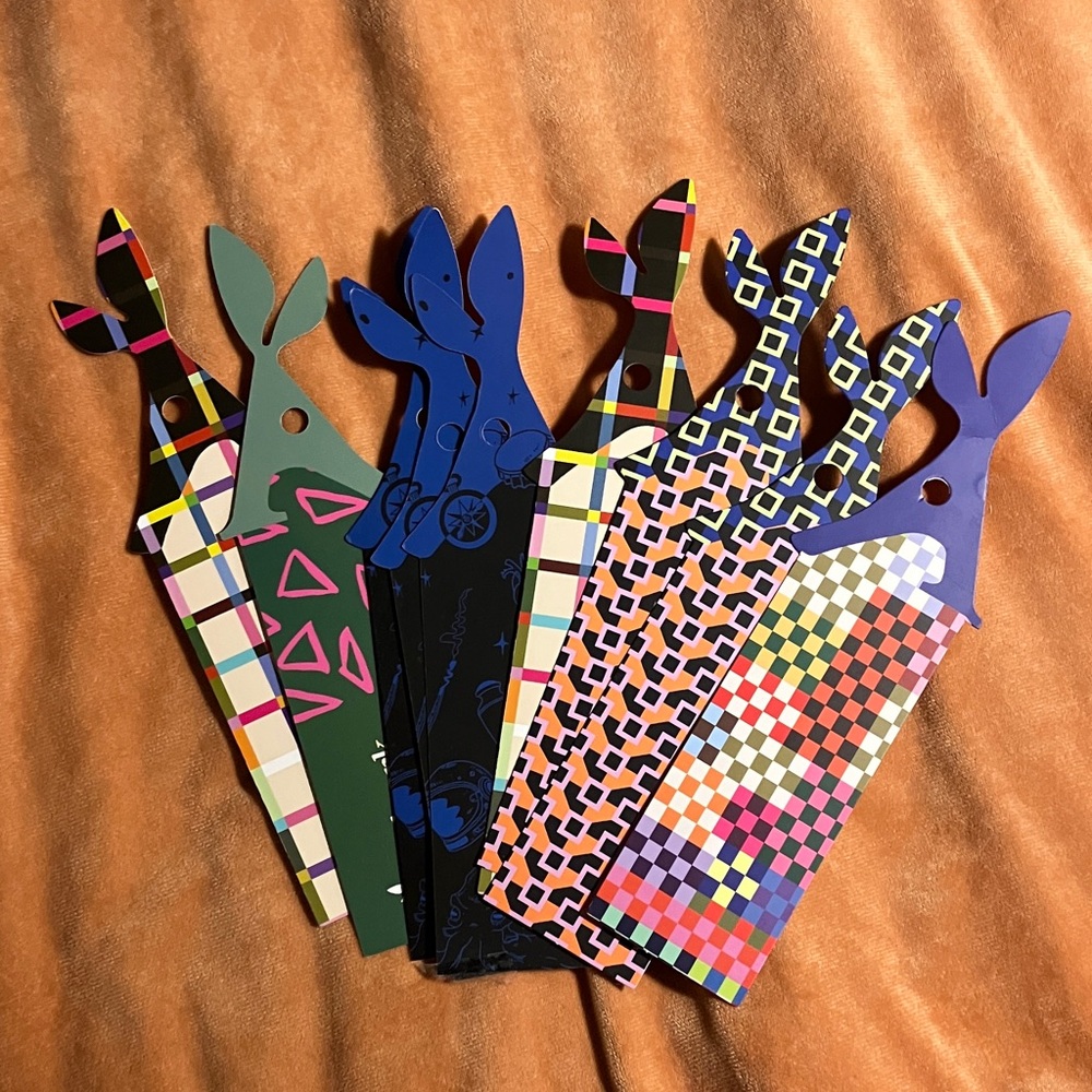 Colorful Aardvark Book Club Bookmarks